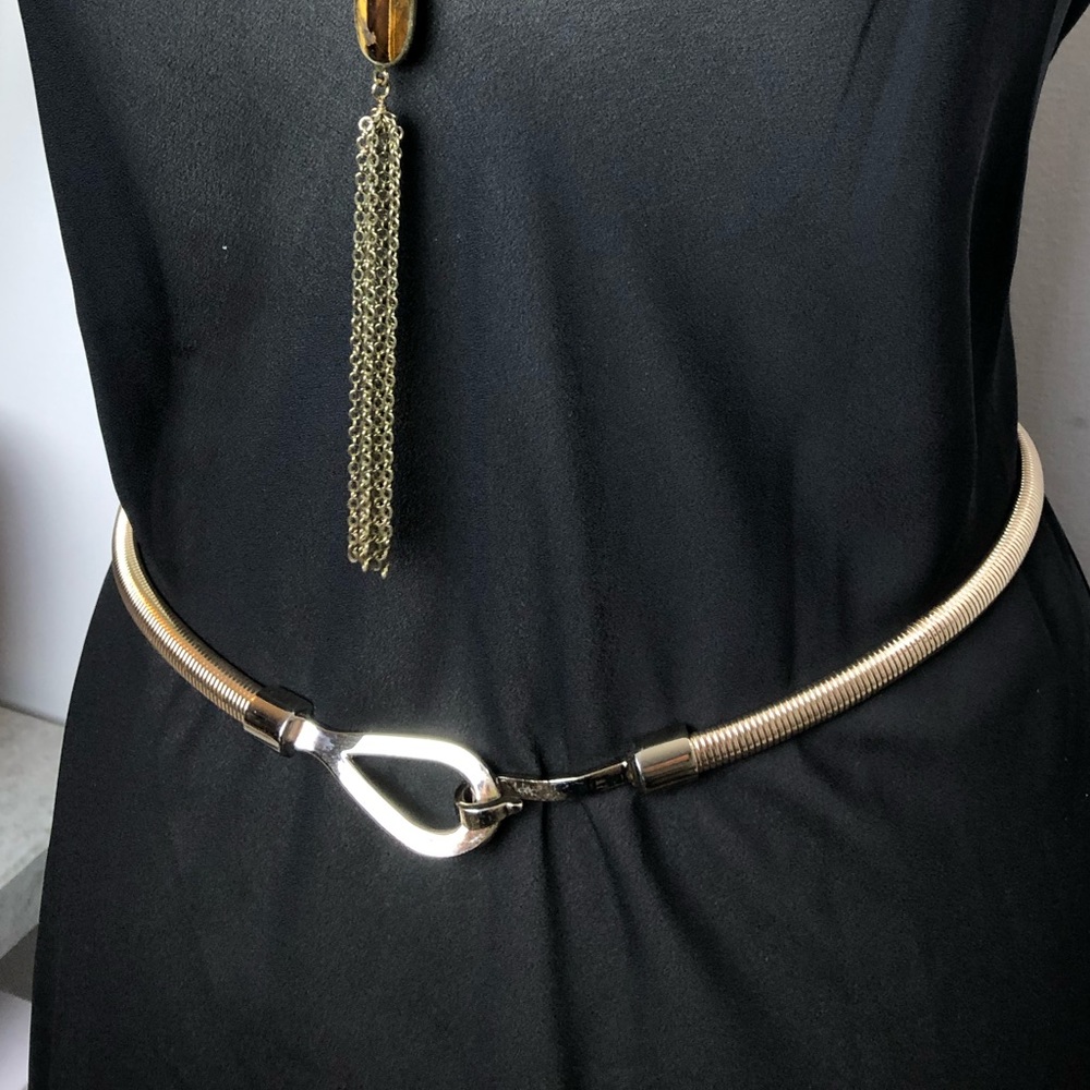 Michael Kors gold snake belt